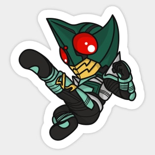 Kamen Rider KickHopper Chibi Style Kawaii Sticker